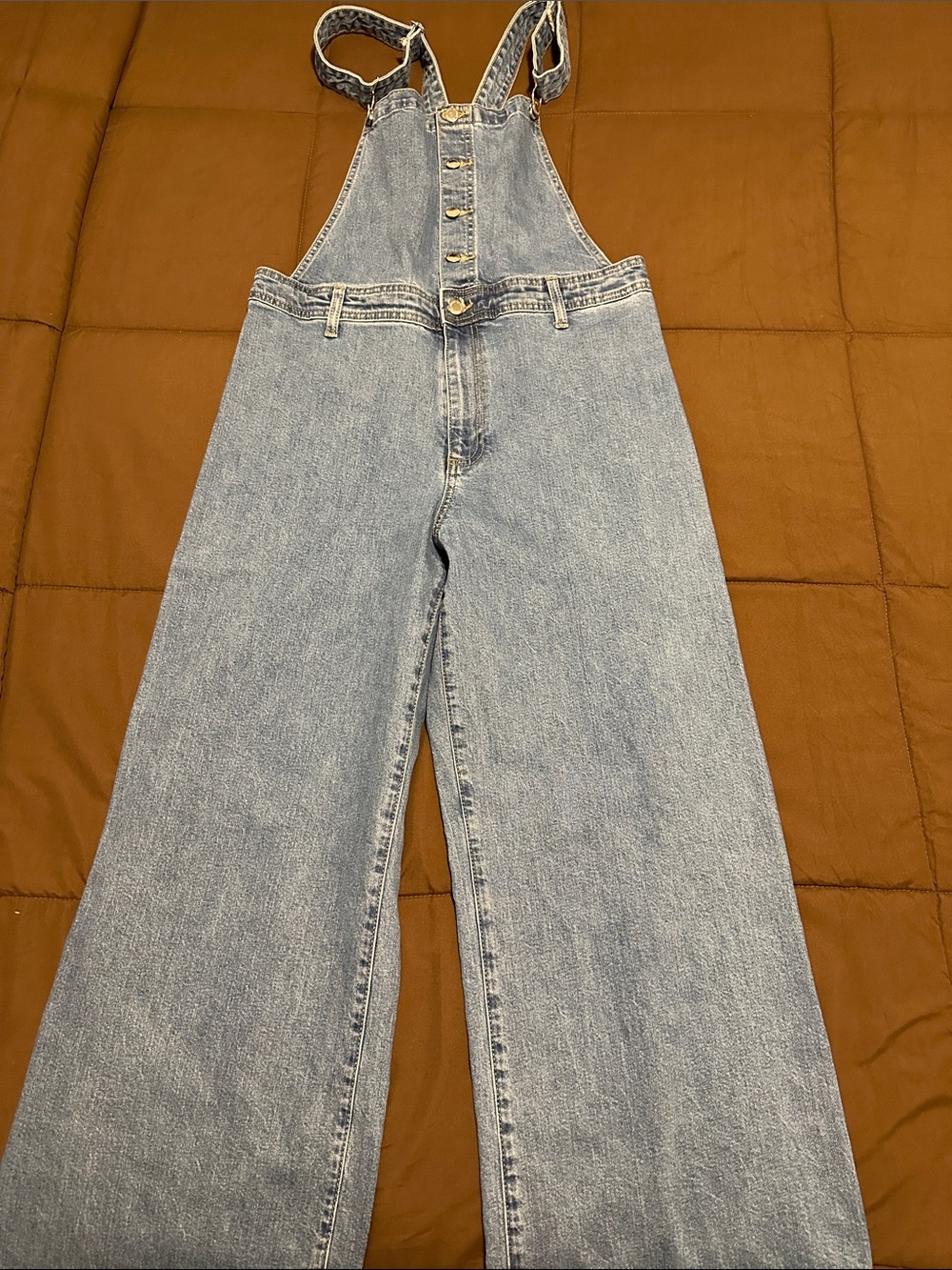 Light Wash Denim Overalls
